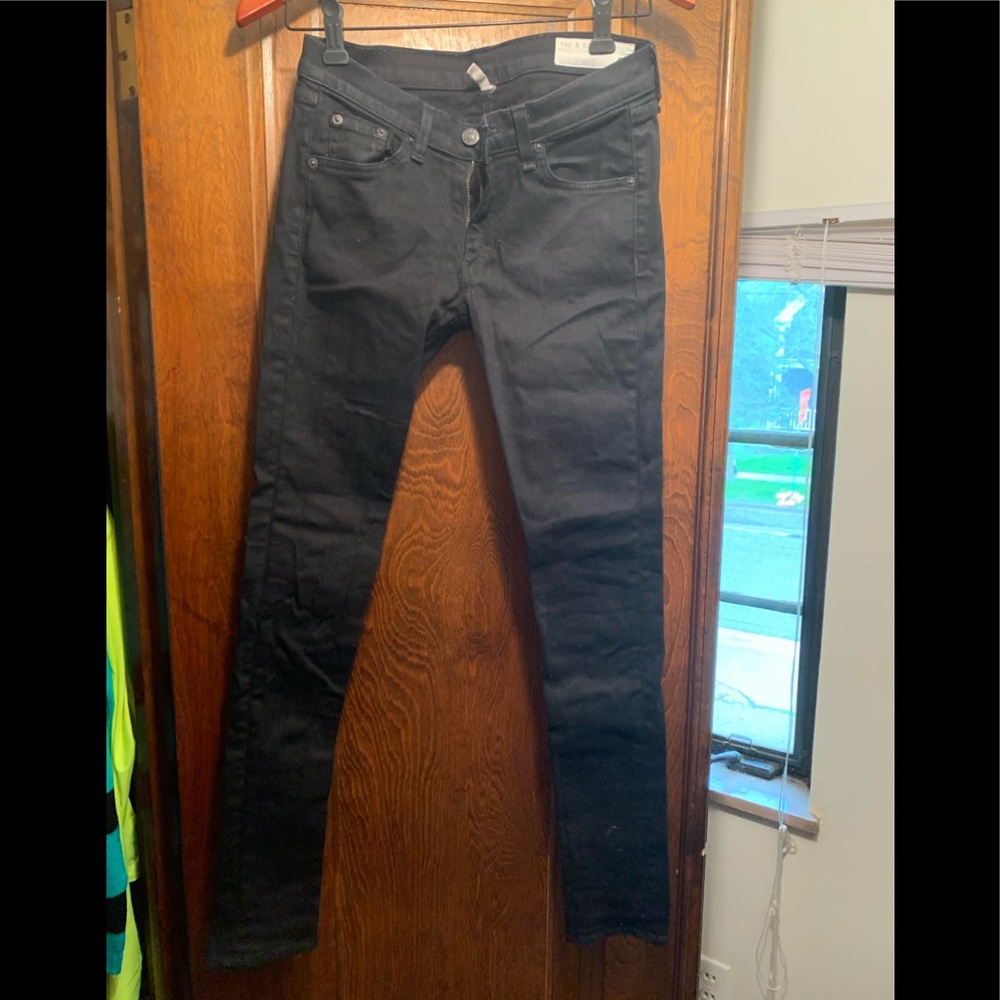 Rag & Bone Black Skinny Jeans